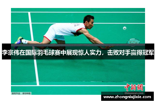 李宗伟在国际羽毛球赛中展现惊人实力，击败对手赢得冠军